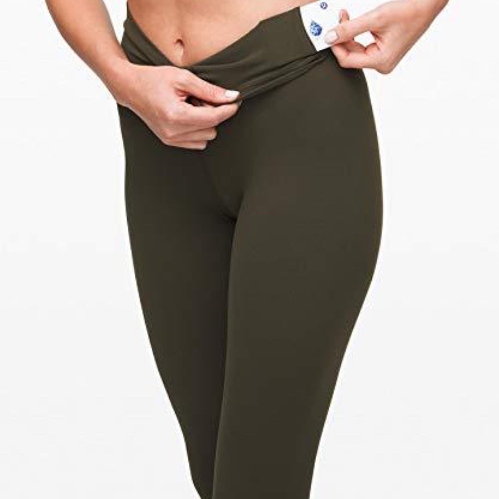 *NWT*lululemon Align™ HR Pant 25" Dk Olive- Size 10 - Picture 3 of 4